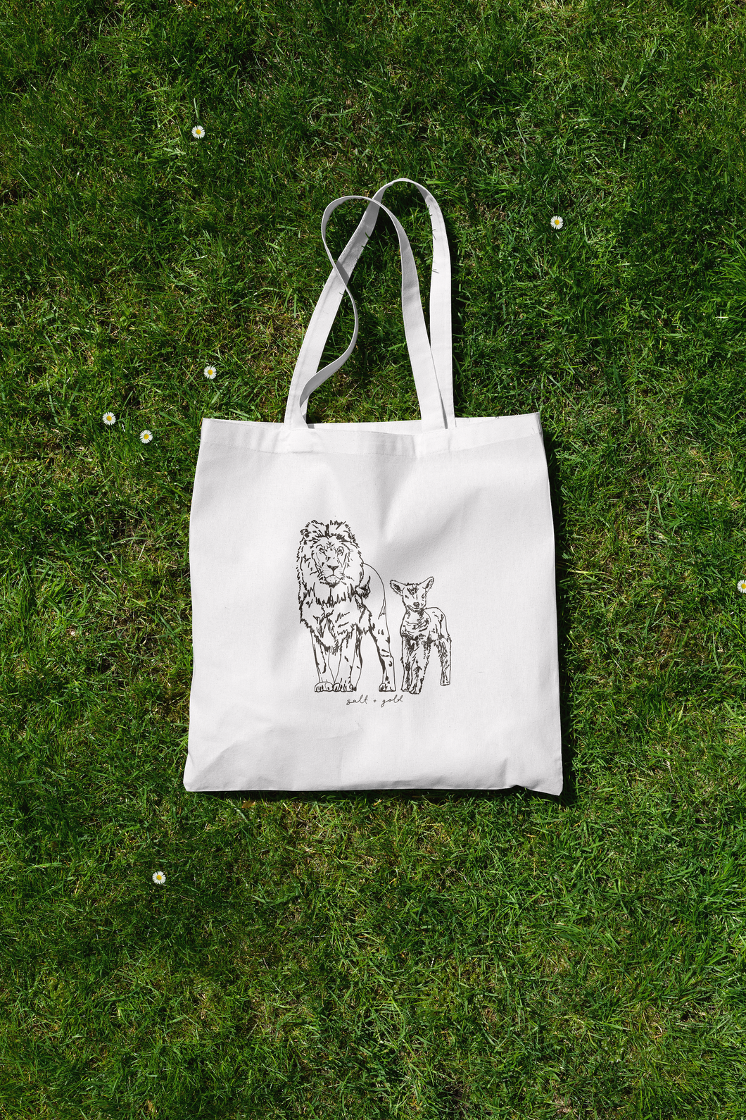 Tote Bag: Lion + Lamb